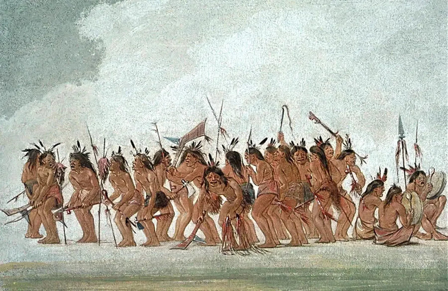 Hundedans ved Fort Snelling - George Catlin