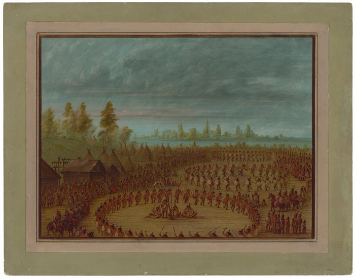 Apache War Dance - George Catlin