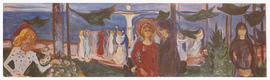 Dans på stranden (Frise Linde) - Edvard Munch