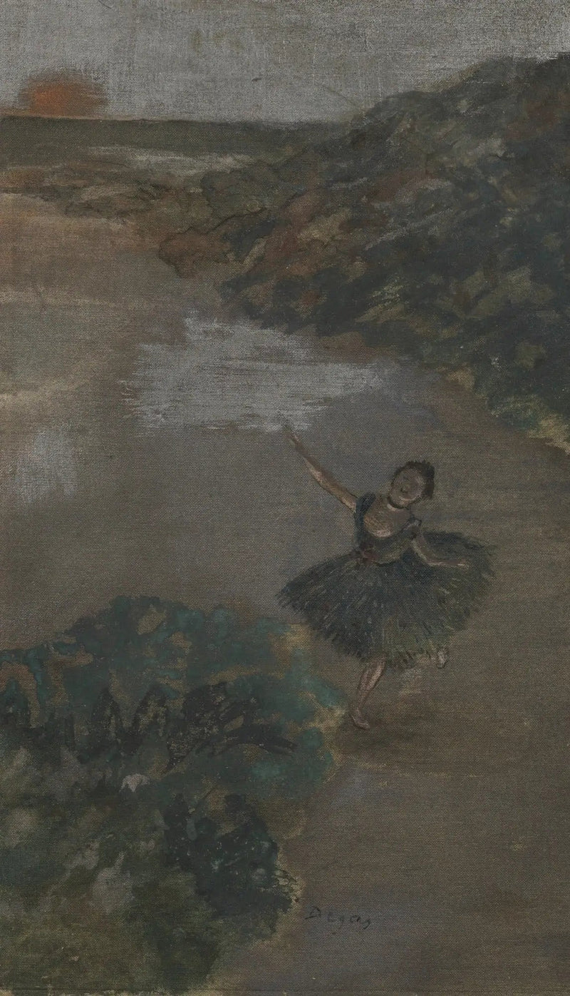 Danser på scenen - Edgar Degas