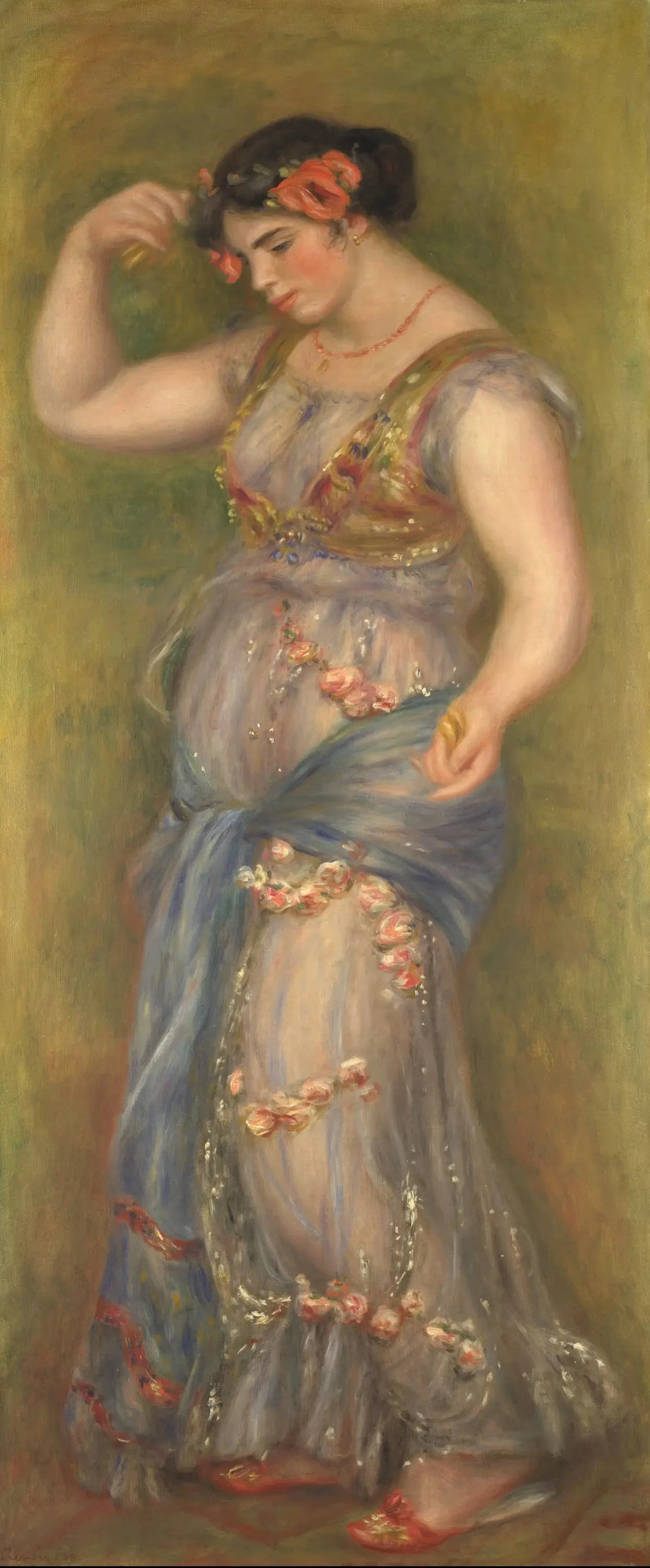 Danserinde med kastanjetter - Pierre-Auguste Renoir