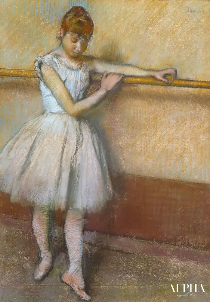 Danseuses à la barre, 1885 - Edgar Degas - Reproductions de tableaux et peintures haut de gamme