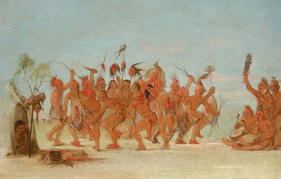 Dans på medicinskålen for de modige - George Catlin