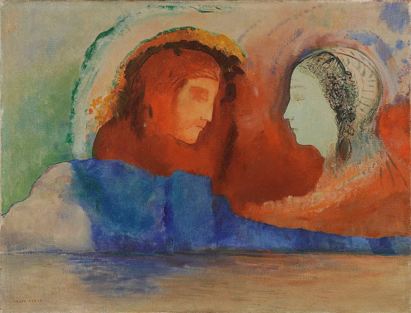Dante og Beatrice - Odilon Redon