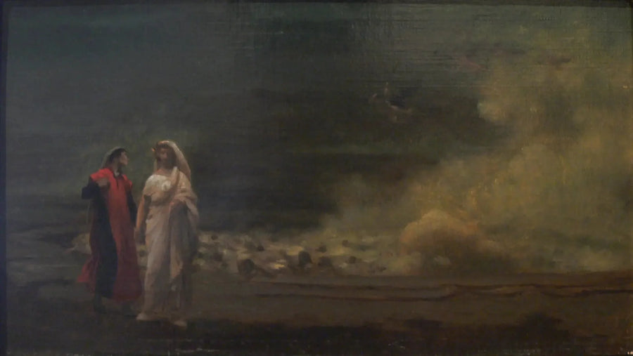 Dante og Vergil i Helvede - Jean-Léon Gérôme