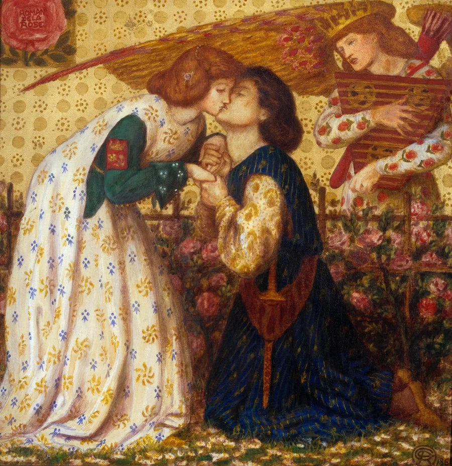 Le Roman de la Rose, peinture de Dante Gabriel Rossetti