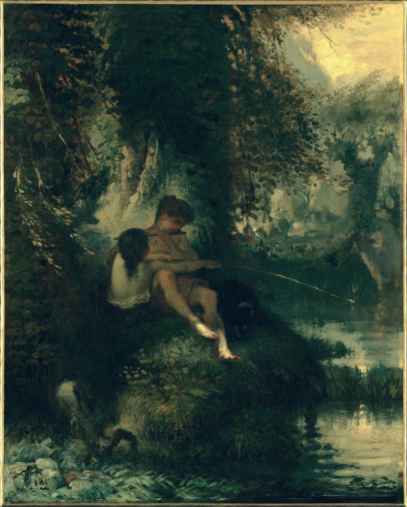 Daphnis og Chloé - Jean-François Millet