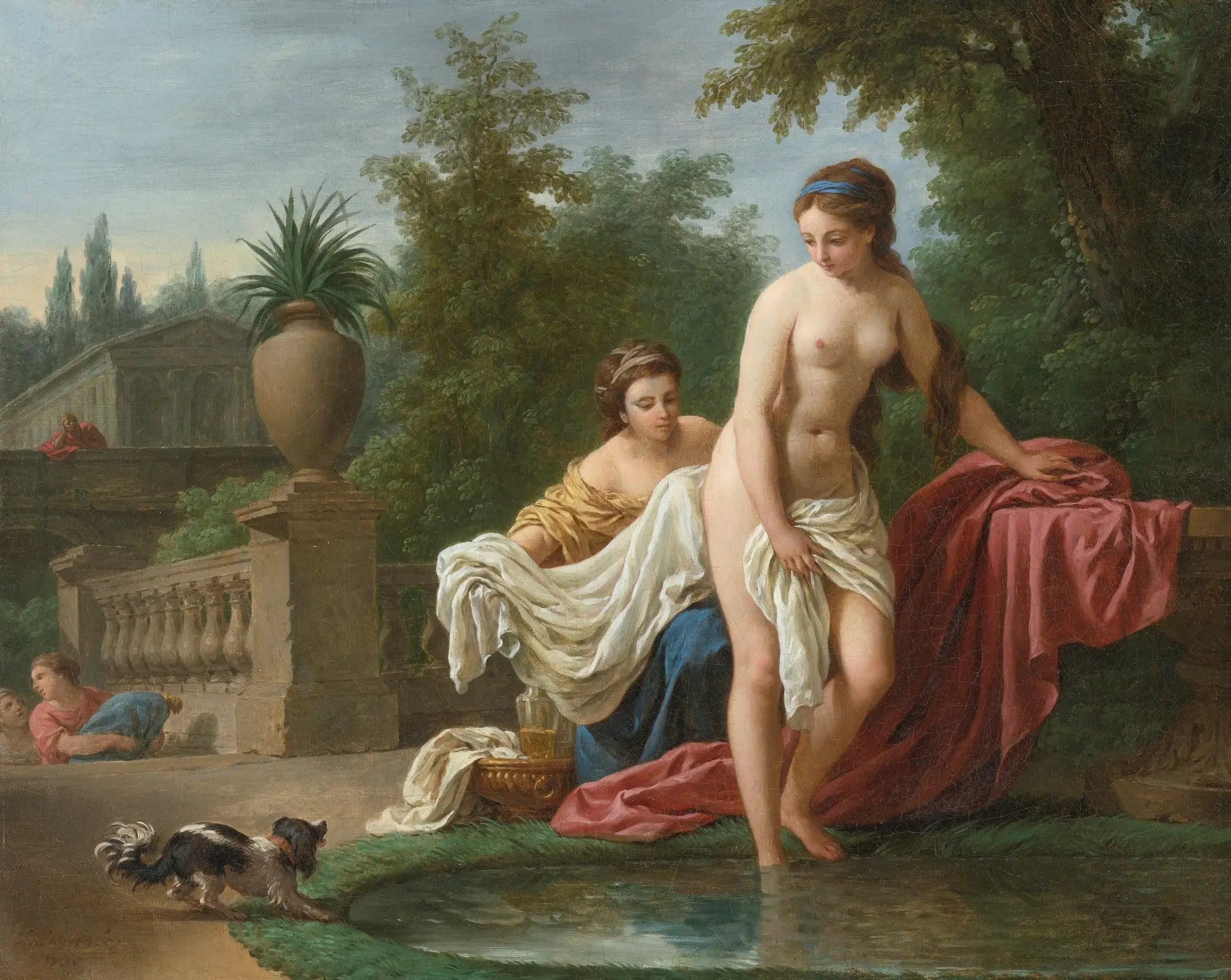 David et Bethsabée - Louis Jean François Lagrenée - Alpha Reproduction
