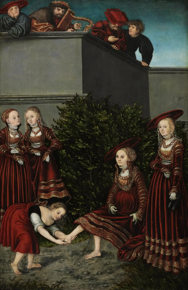 David og Batseba - Lucas Cranach den Ældre