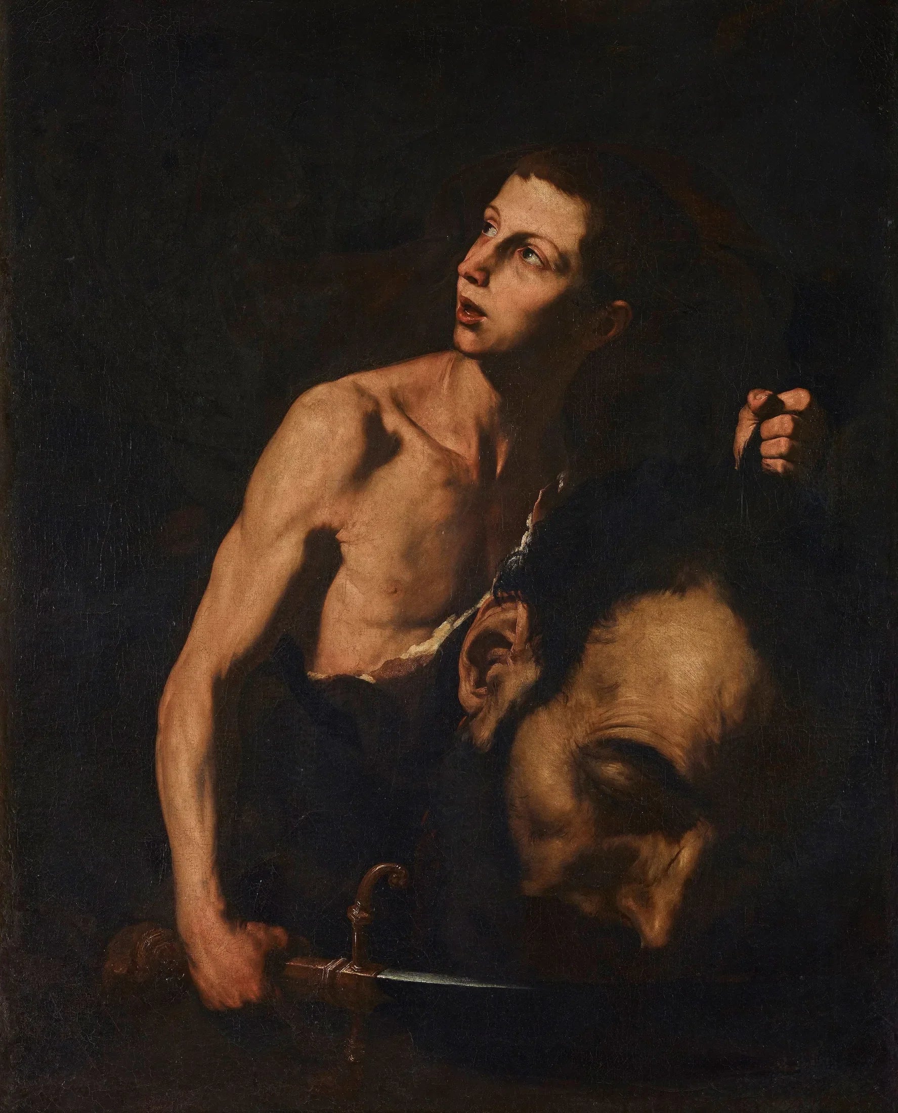 David et Goliath - Jusepe de Ribera image 1 tableau peint à l’huile sur toile