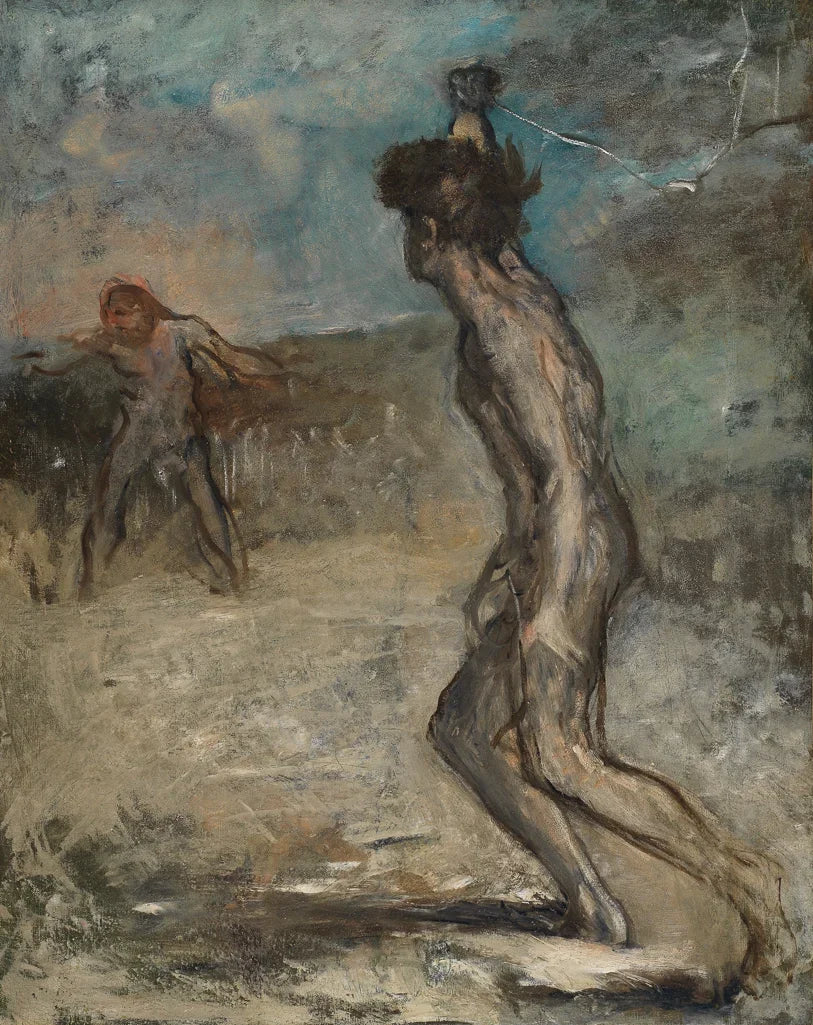 David og Goliat - Edgar Degas