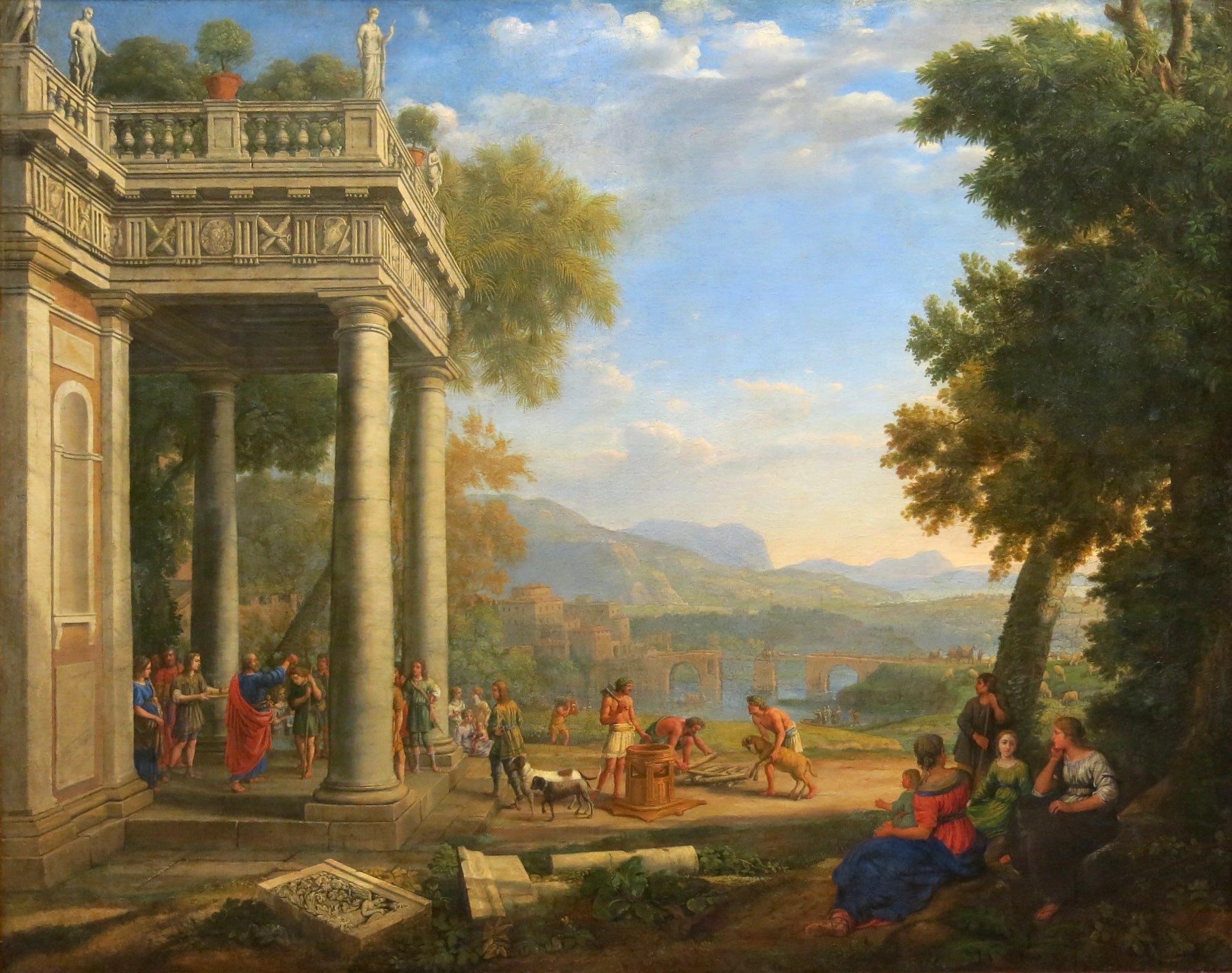 David sacré konge af Samuel - Claude Lorrain