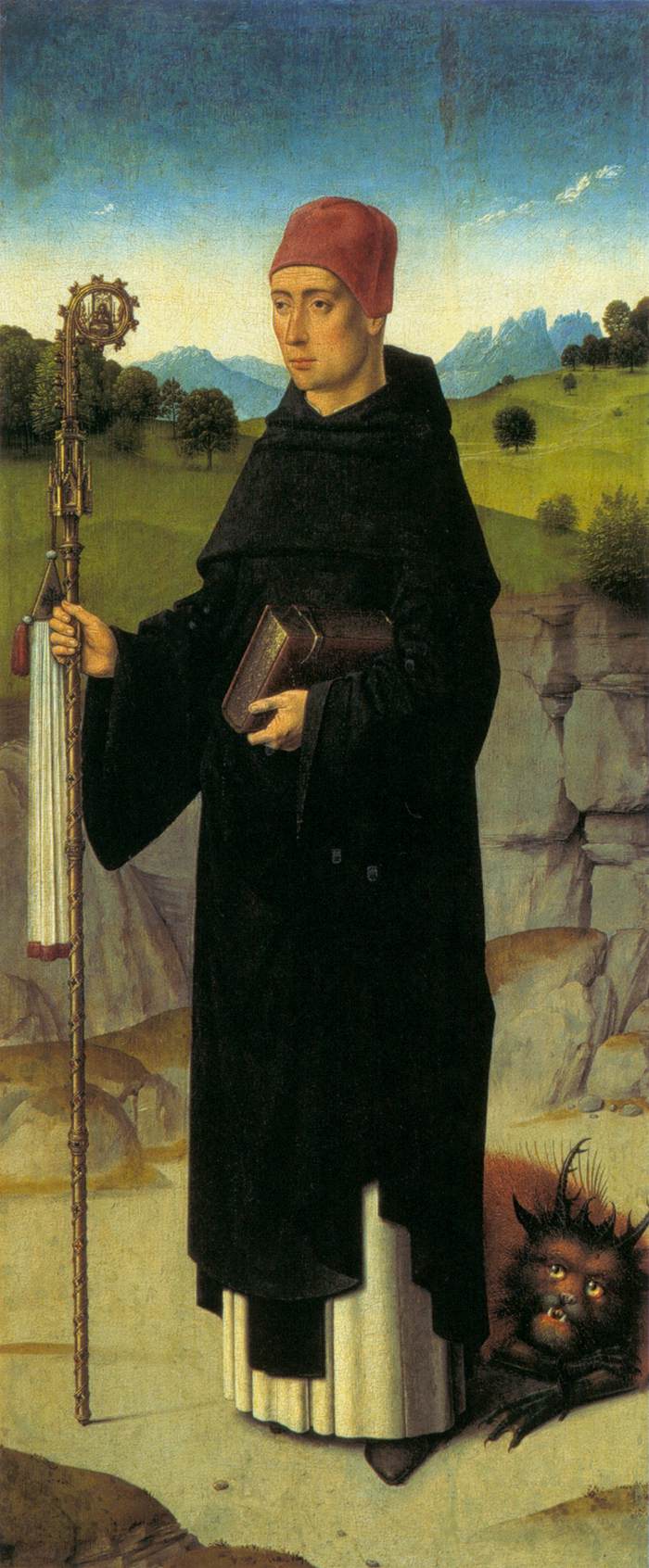 De H. Bernardus van Clairvaux - Dirk Bouts image 1 reproduction d’œuvre d’art à l’huile
