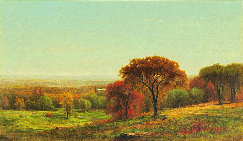 På den anden side af Hudson-dalen, i Catskills' skråninger - George Inness