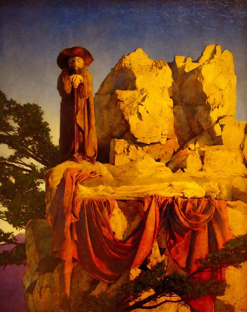Fra historien om Snedronningen - Maxfield Parrish