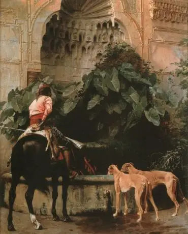 Tilbage fra jagten - Jean-Léon Gérôme