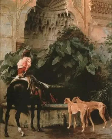Tilbage fra jagten - Jean-Léon Gérôme