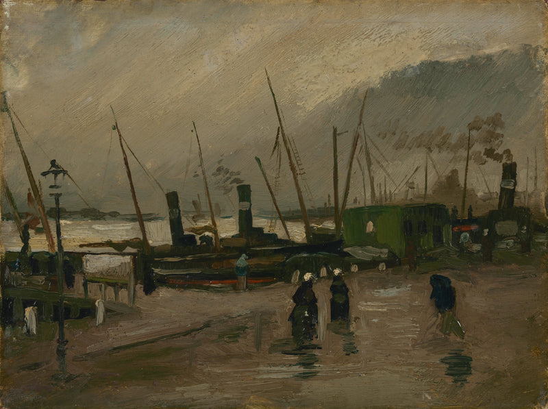 La Ruijterkade i Amsterdam - Vincent van Gogh