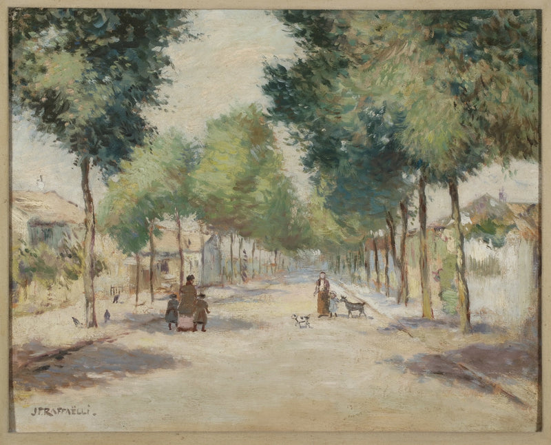 De weg naar Argenteuil. - Jean-François Raffaëlli