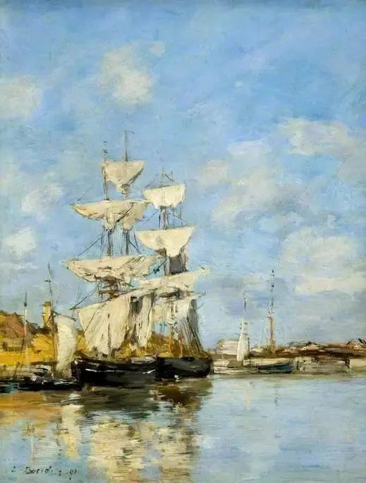 Deauville, Bassinet - Eugène Boudin