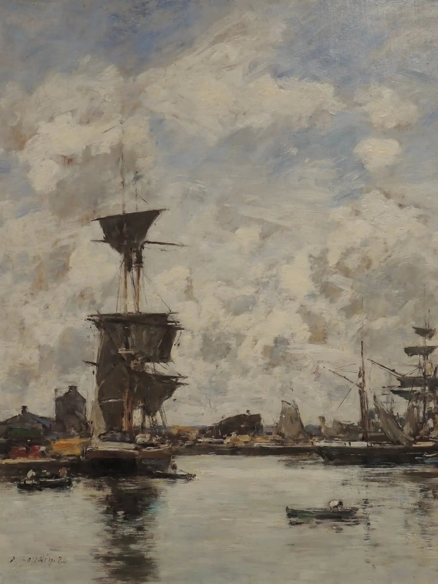 Deauville, bassinet - Eugène Boudin