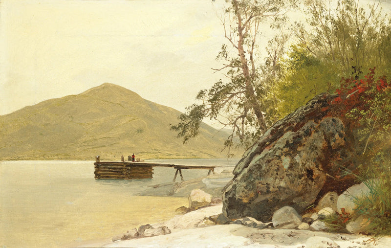 Landgang ved Sabbath Day Point - John Frederick Kensett