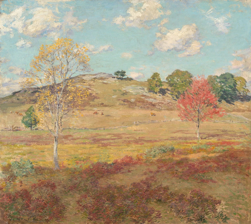 Begyndelsen på efteråret - Willard Metcalf