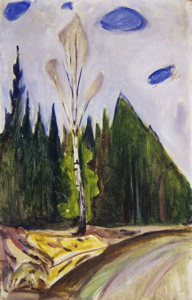 Forårets begyndelse - Edvard Munch