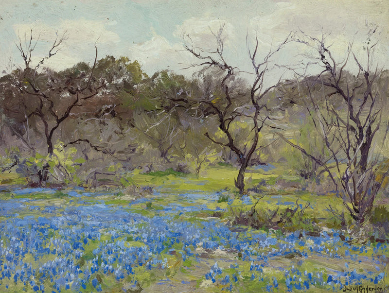 Tidligt forår 😉 Blå lupiner og mesquite - Julian Onderdonk