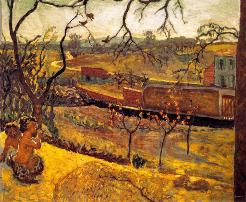 Forårets begyndelse. Små fauner - Pierre Bonnard