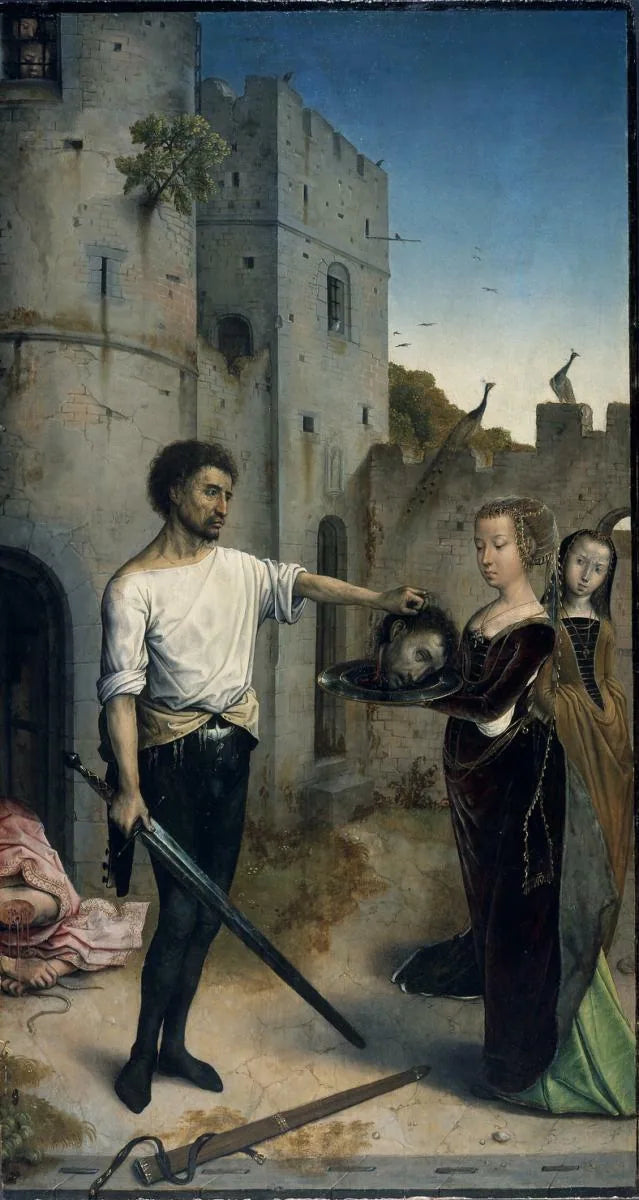 Afskalning af Sankt Johannes Døberen - Juan de Flandes
