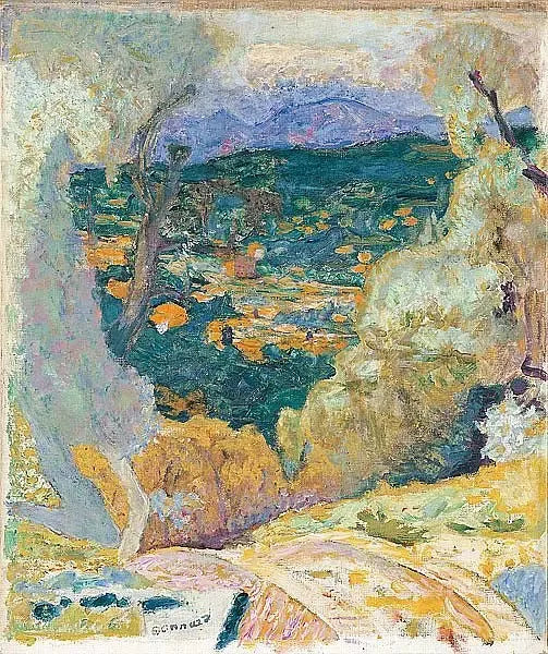 Sydlandsk dekoration, Le Cannet - Pierre Bonnard