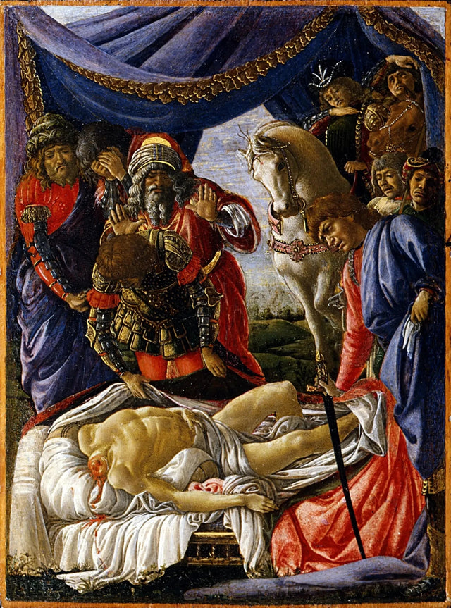 Opdagelsen af Holofernes' krop, omkring 1470-1475 - Botticelli
