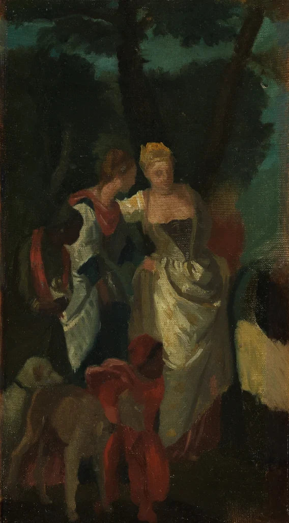 Kopi efter « Moses' opdagelse » af Veronese - Edgar Degas