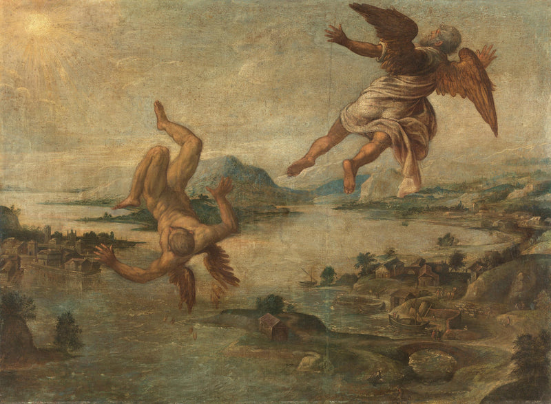 Dédale og Ikaros - Jacopo Tintoretto