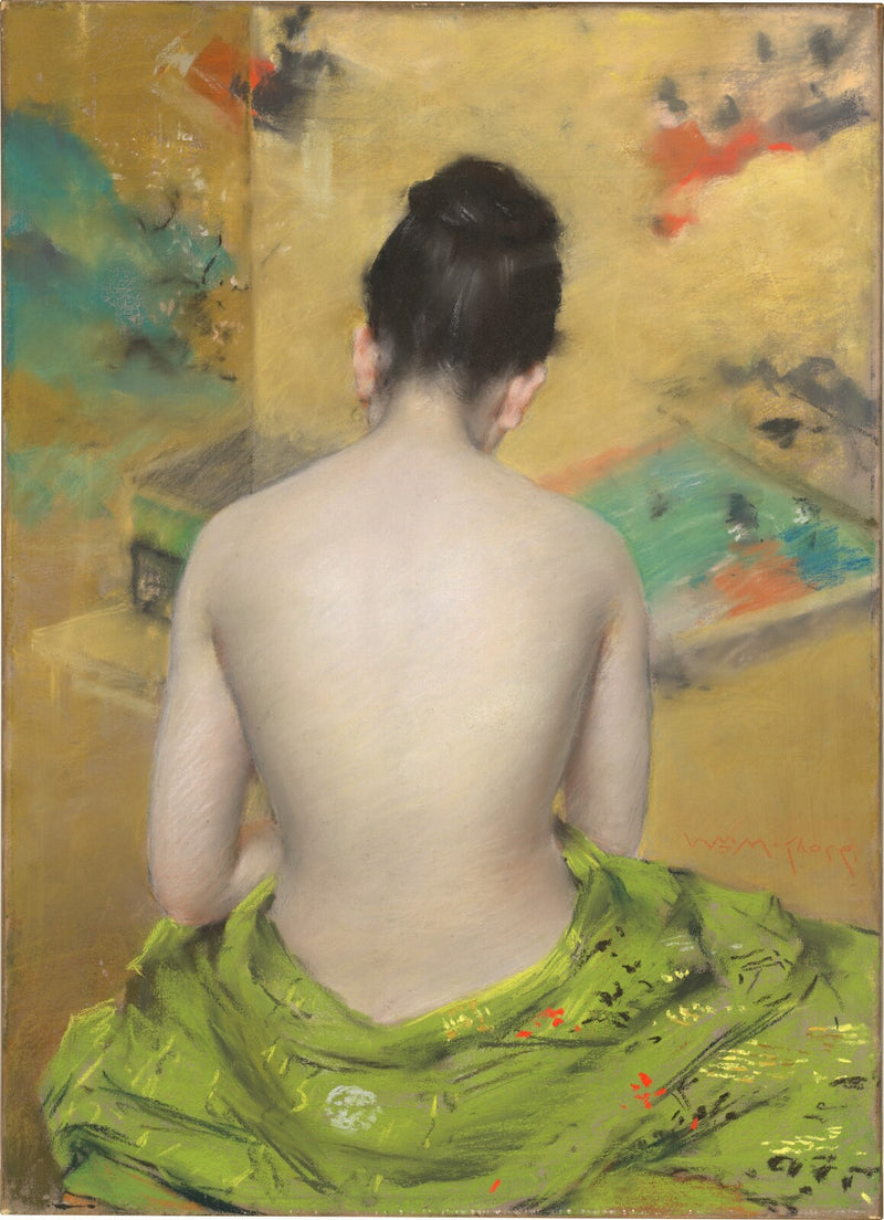 Study of Flesh Color and Gold - William Merritt Chase