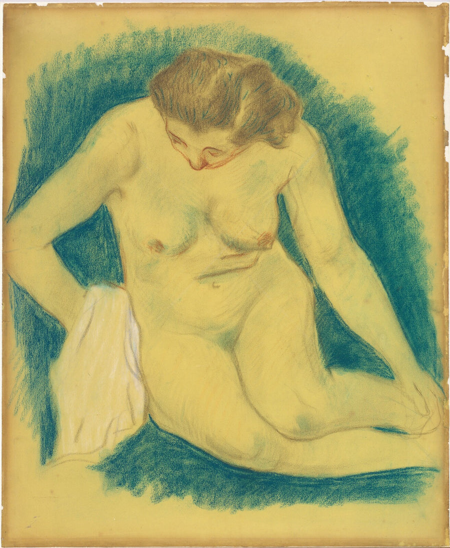 Seated Nude Seen from Above - Paul Gauguin