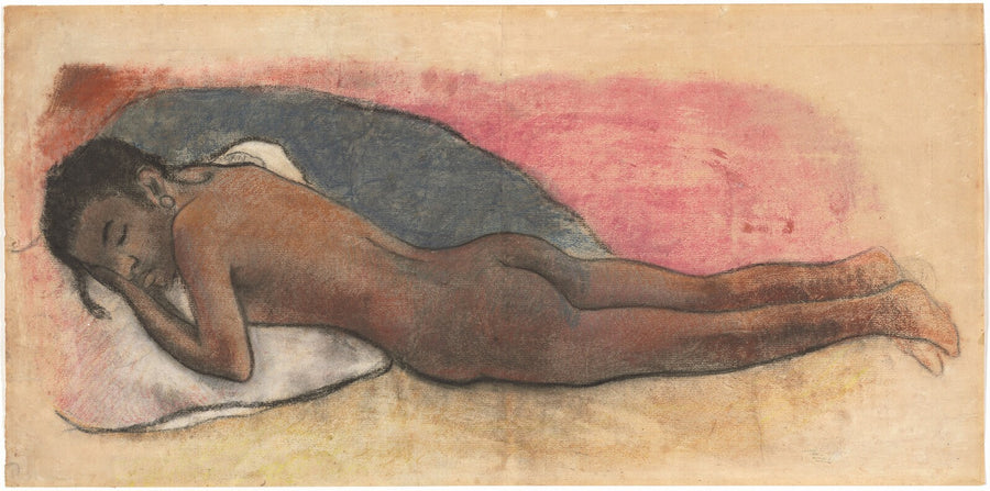 Reclining Nude [recto] - Paul Gauguin