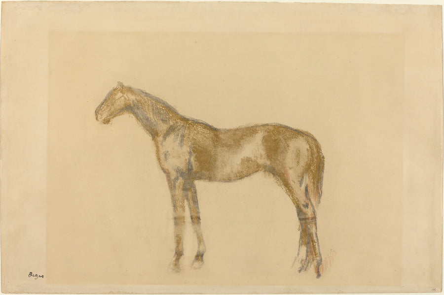 Cheval d’Edgar Degas – reproduction peinture à l’huile sur toile