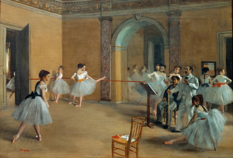 Dansehjemmet i Operaen på Rue Le Peletier - Edgar Degas