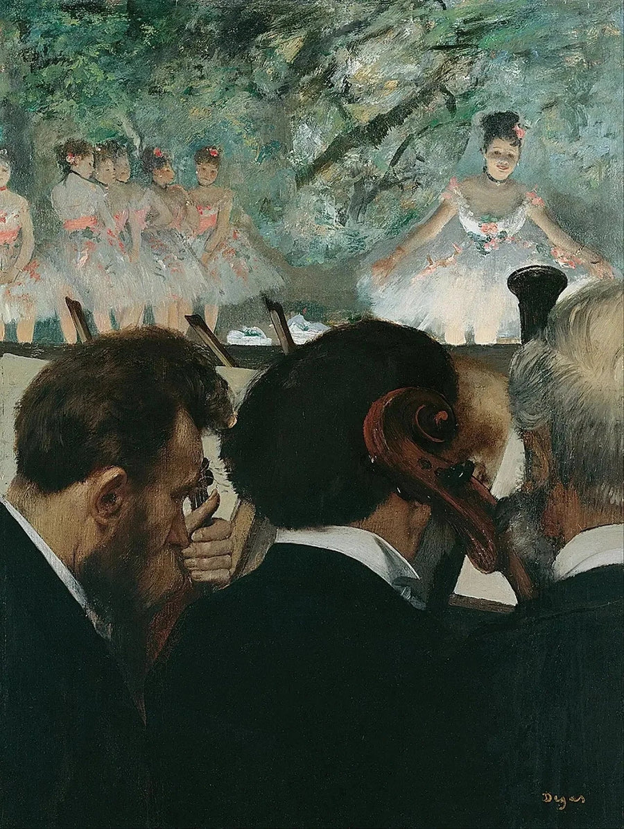 Musikere i orkestret - Edgar Degas
