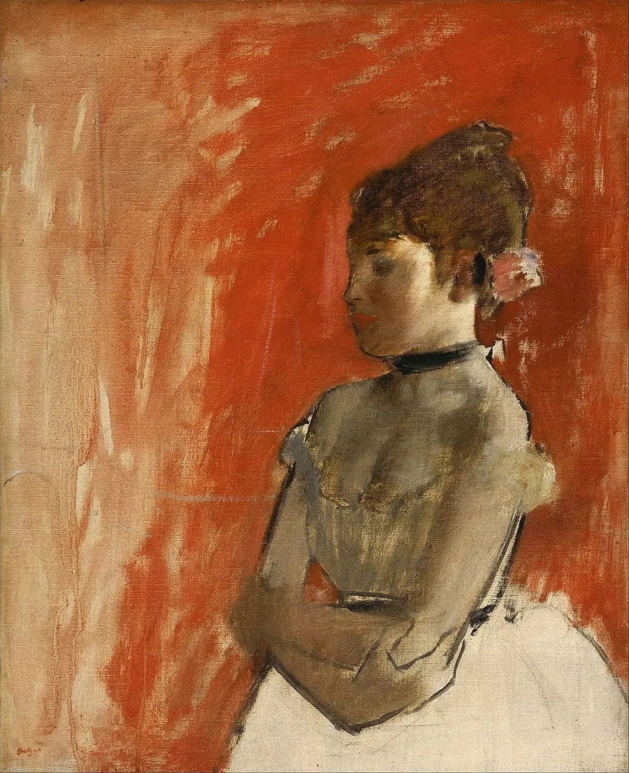 Balletdanser med armene krydset - Edgar Degas