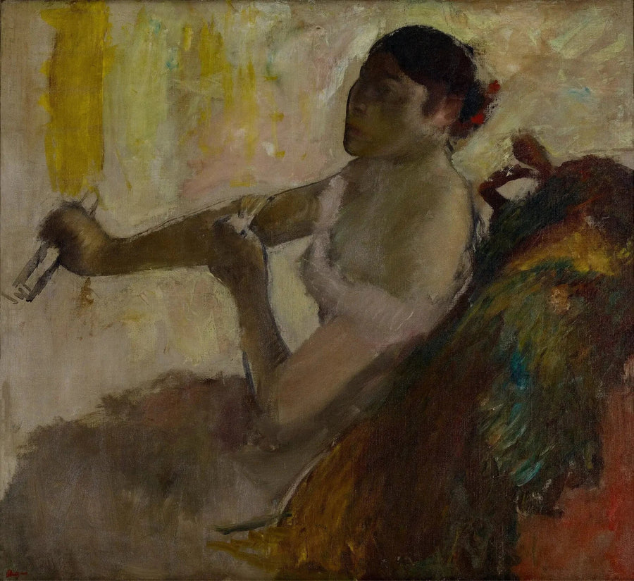 Portræt af frøken Rose Caron - Edgar Degas