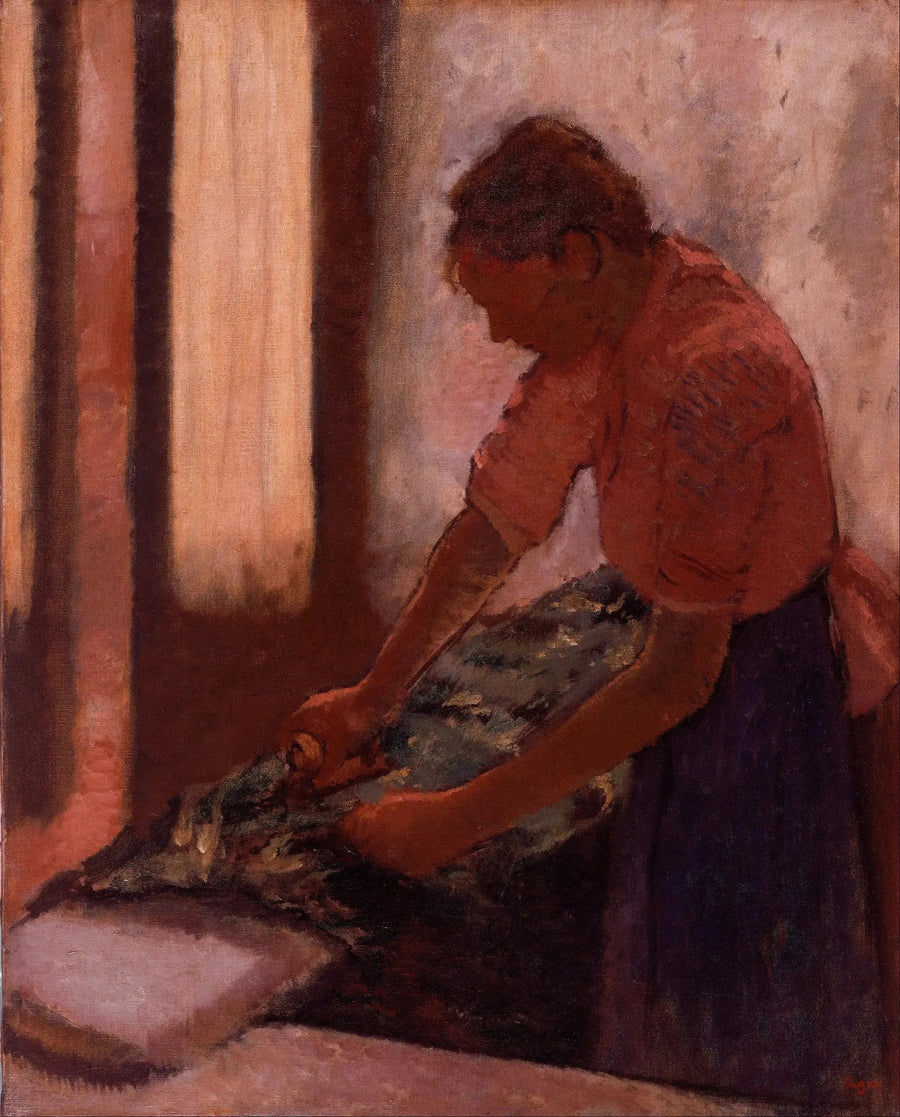 Kvinde der stryger - Edgar Degas