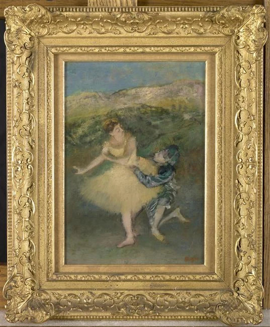 Harlekin og Colombine - Edgar Degas