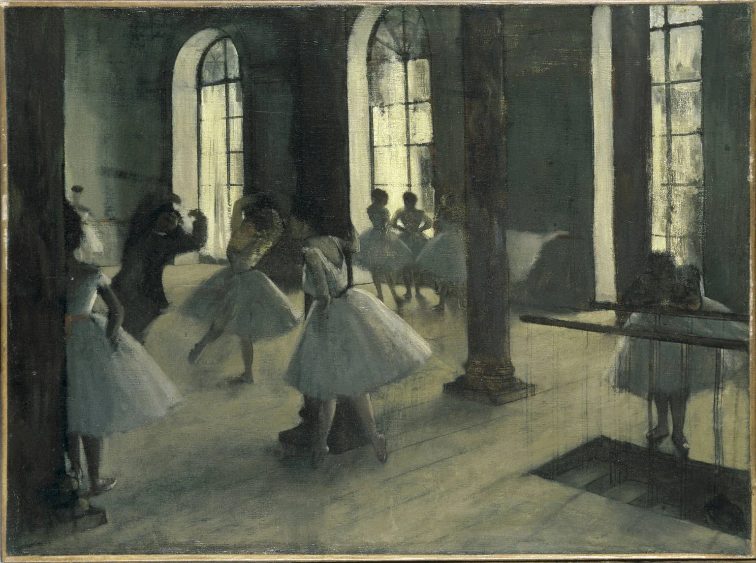 La Répétition au foyer de la danse par Edgar Degas – reproduction peinture à l’huile sur toile