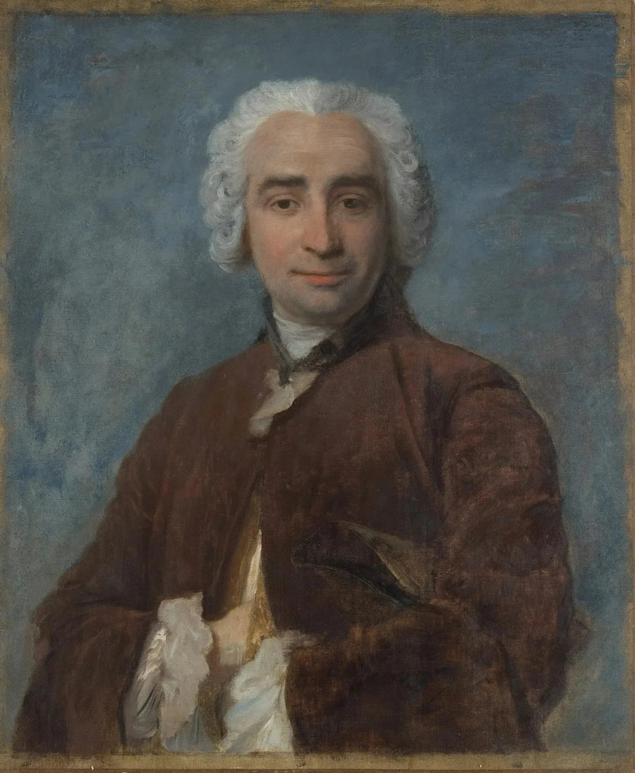 Portræt af mand, efter Maurice Quentin de La Tour - Edgar Degas
