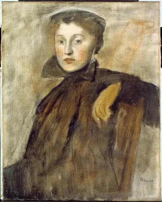 Portræt af en kvinde - Edgar Degas