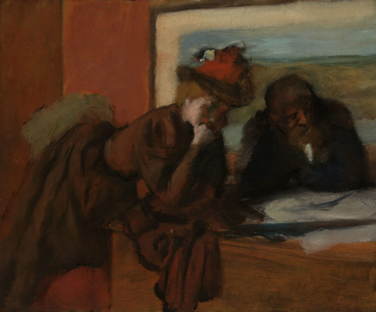 Samtalen, 1885-1895 - Edgar Degas