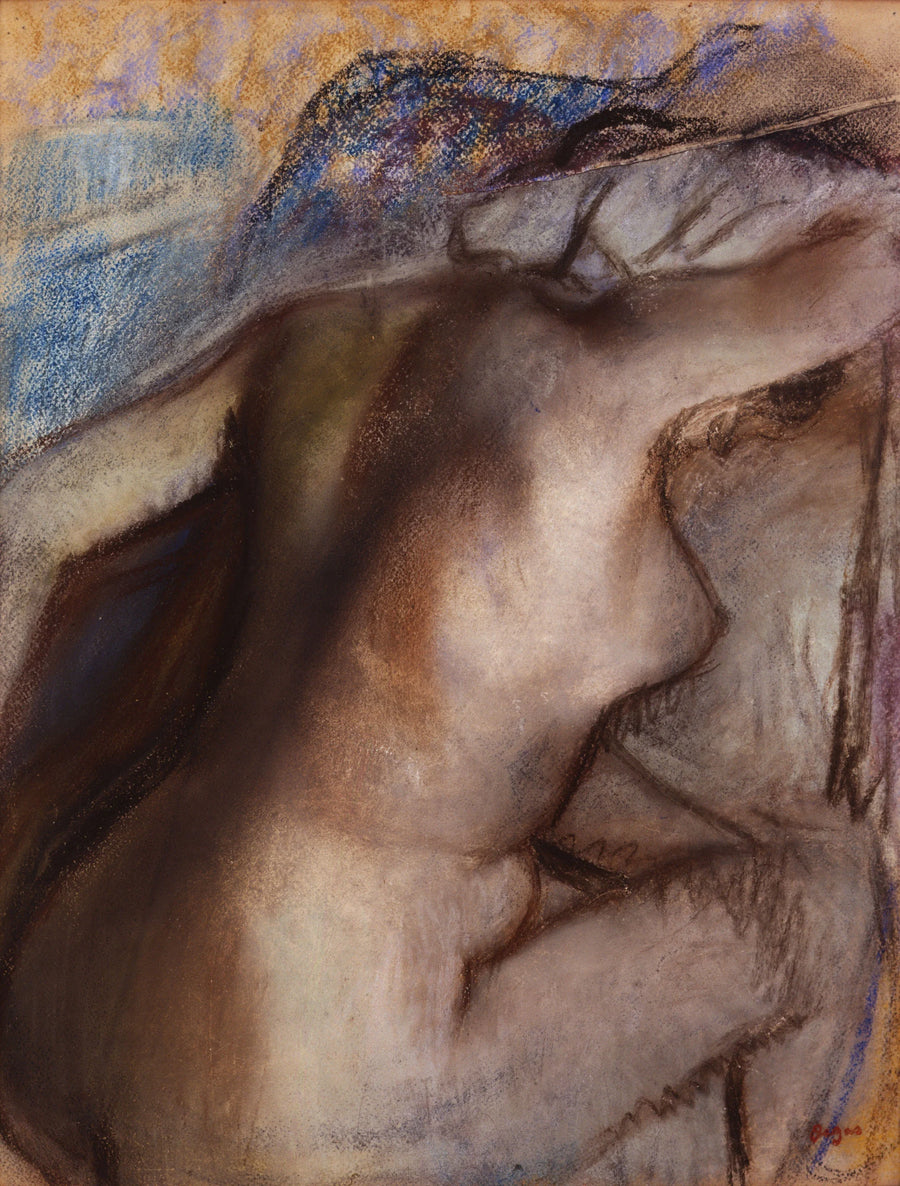 Kvinde, der tørrer sig efter badet - Edgar Degas